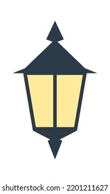 Street light icon. Vector illustration