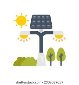 Street Light icon in vector. Illustration