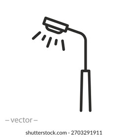 Ilustração do vetor de ícone de luz de rua