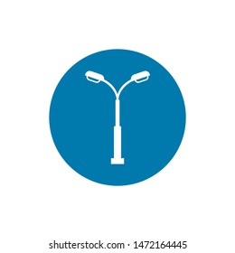 Street light icon vector image. Suitable for use on web apps, mobile apps and print media.