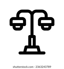 street light icon. vector icon for your website, mobile, presentation, and logo design.