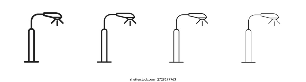 Street light icons Vector Logo Template Illustration Designs. Vector EPS 10.