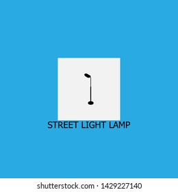 street light lamp icon sign signifier vector