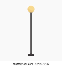 Street light. Lighting. Logo lantern. Vector illustration. EPS 10.