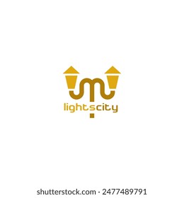 street light logo design, real estate two light concepts