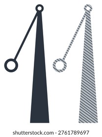Street light silhouette vector icon isolated simple shape. tall pole outdoor lighting element.