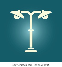 Street light trendy artwork stunning abstract vector illustration colorful useful design.eps
