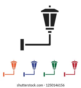 Street light vector icon