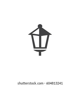 Street Light Vector Icon. 