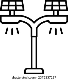 Street Light vector icon. Can be used for printing, mobile and web applications.
