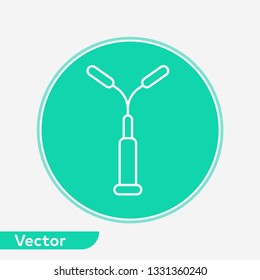 Street light vector icon sign symbol