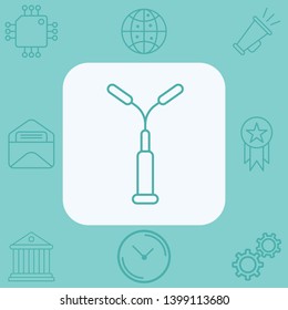 Street light vector icon sign symbol