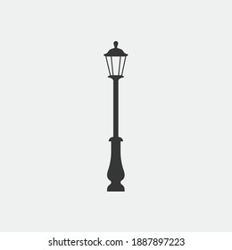 street light vector icon urban