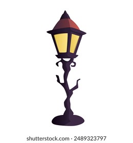 Street Light. Vector illustration. Flat style.