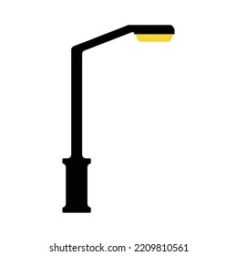 Street lighting, garden .Lighting lamp, symbol, icon. Vector illustration