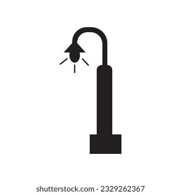 plantilla de diseño de vectores de icono de iluminación callejera