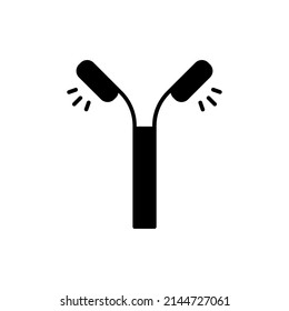 Street Lighting icon in vector. logotype