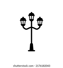 street lights icon vector illustration logo template for many purpose. Isolated on white background.