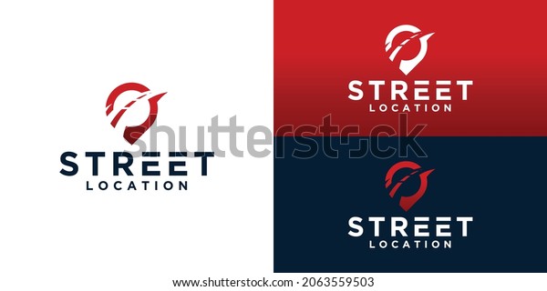 street location logo design inspiration and\
business cards