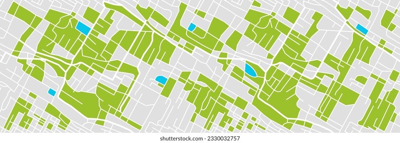 street map of city, seamless map pattern of road. vector illustration