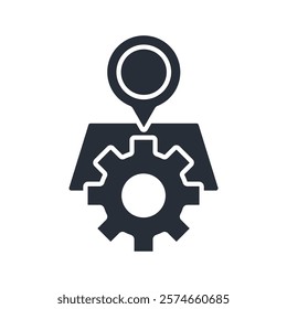 street map icon. vector.Editable stroke.linear style sign for use web design,logo.Symbol illustration.