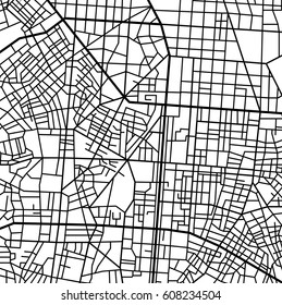 Street map texture, vector