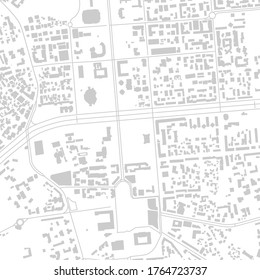 Street map of town background in gray.  Street map of town for your web site design, logo, app, UI. Stock vector.  EPS10