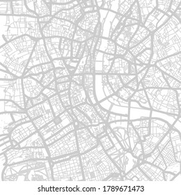 Mapa de la calle del fondo de la ciudad en gris.  Mapa de la calle de la ciudad para el diseño de su sitio web, logotipo, aplicación, UI. Vector de material.  EPS10.