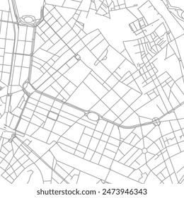 Mapa de la calle del fondo de la ciudad en gris.  Mapa de la calle de la ciudad para su diseño de Sitio web, logotipo, App, UI. Vector estándar.  EPS10.