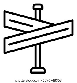 Street Name Icon Element For Design
