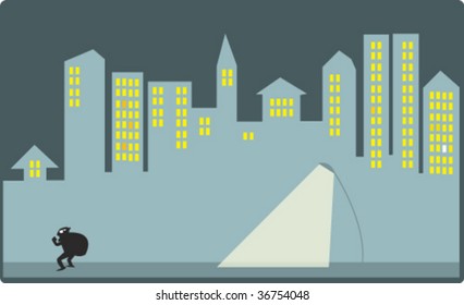 street in night