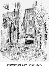 street of the old town