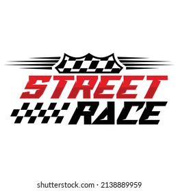 
Street Race Logo For Racing Events