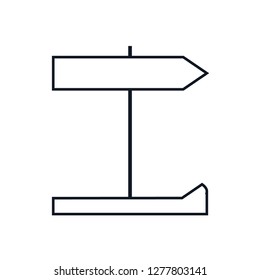 street and road sign icon