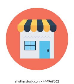 Street Shop Vector Icon