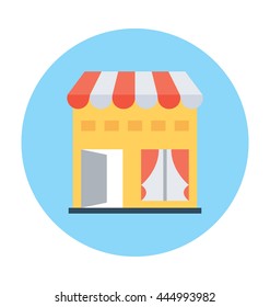 Street Shop Vector Icon