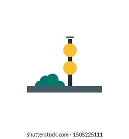 Street sign, sign board icon vector. Flat icon illustration
