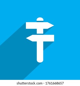 Street sign icon , automotive icon