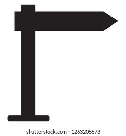 street sign icon on white background. flat style. street sign icon for your web site design, logo, app, UI. street sign symbol. 