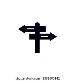 street sign icon vector. street icon vector