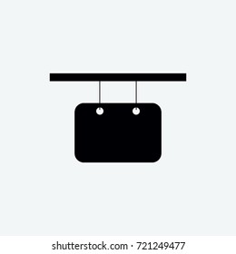street sign icon vector