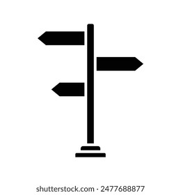 street sign icon vector design template simple and clean