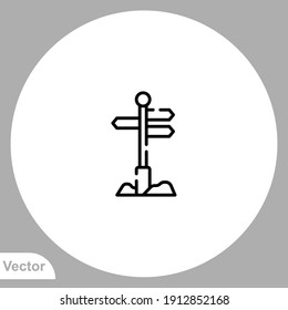 Street sign icon sign vector,Symbol, logo illustration for web and mobile