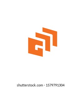 Street sign vector logo. Street sign icon. G letter emlem. G letter logo. Vector