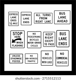 street sign warning sign vector