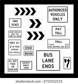 street sign warning sign vector