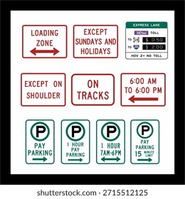 street sign warning sign vector