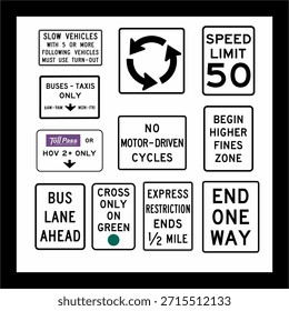 street sign warning sign vector