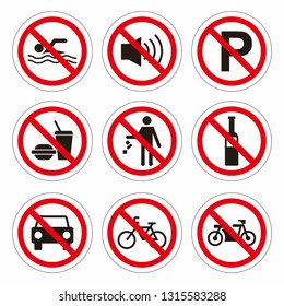 Street signs vector, Icon Signs - vector