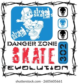 Street Skaters Danger Zone nice kids